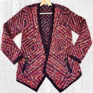 Moth Multicolor Knit Cardigan